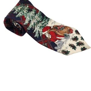 Zianetti Italian Silk Christmas Neck Tie